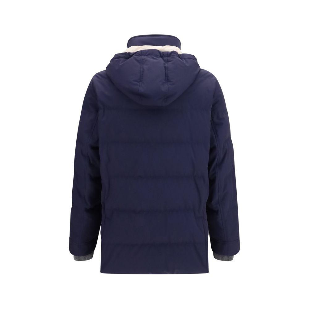 Blue Goose Down Full-Length Jacket