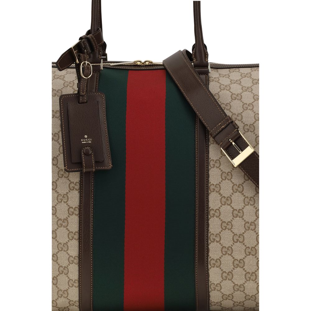 Beige Fabric Shoulder Bag