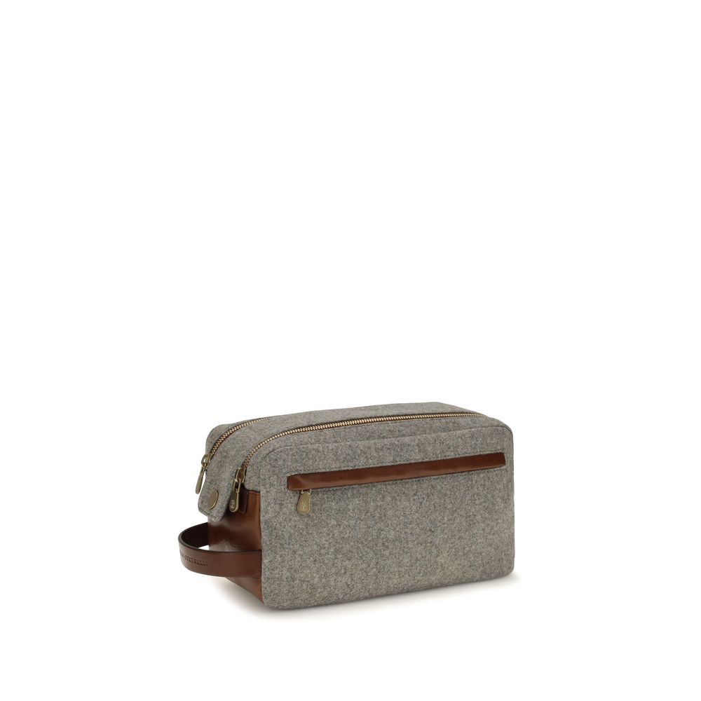 Gray Wool Oves Aries Wallet