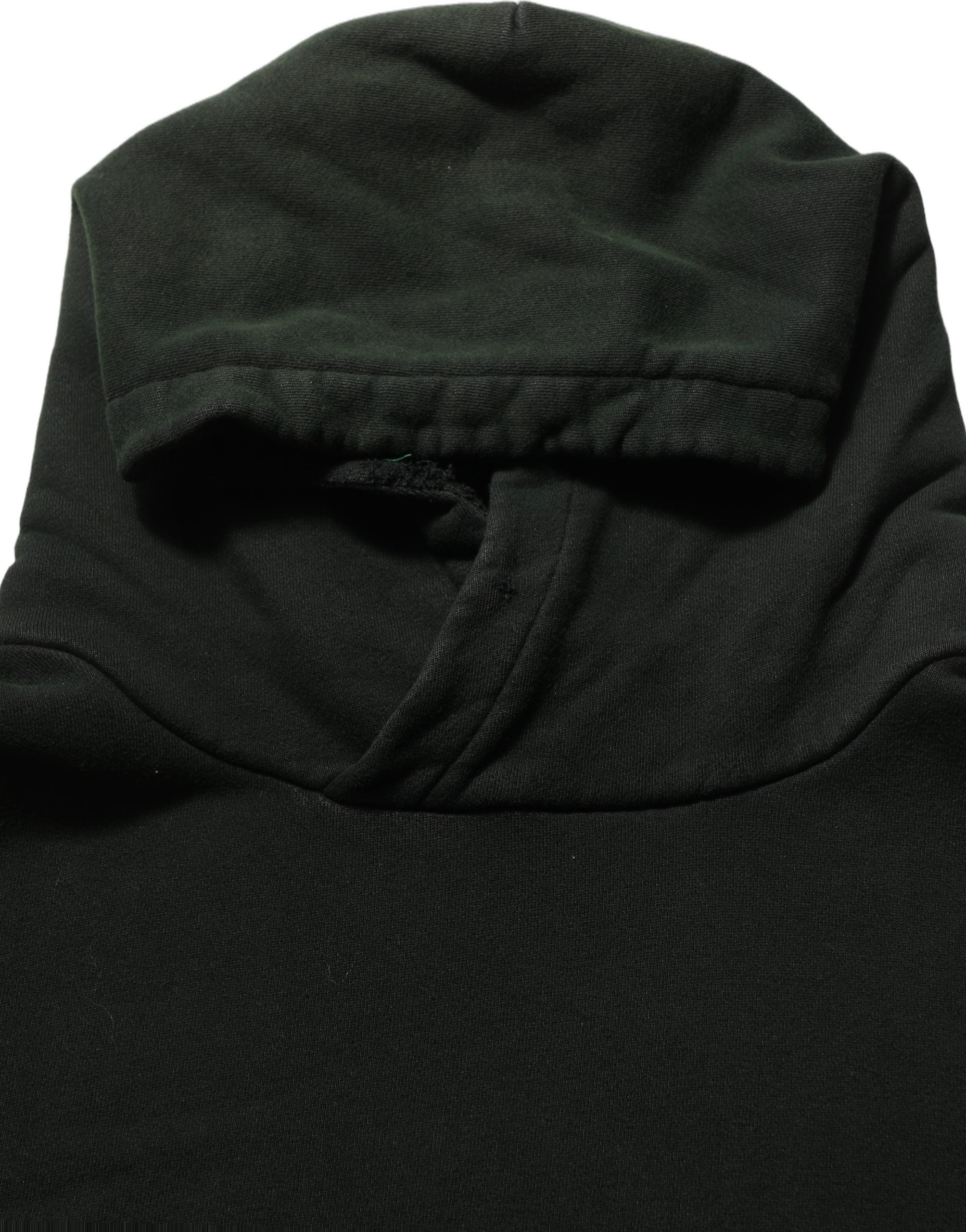 Black Cotton Hooded Men Sweatshirt Sweater