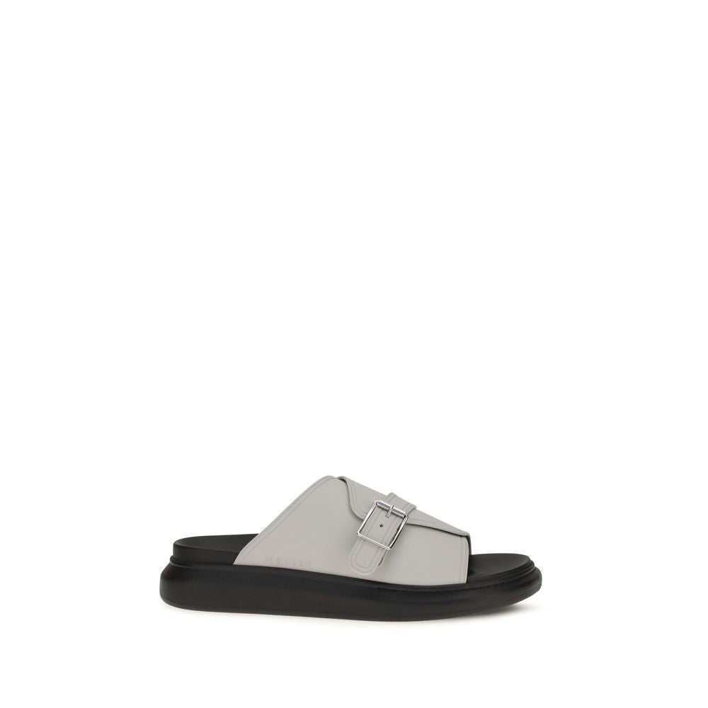 Gray Polyurethane Sandals