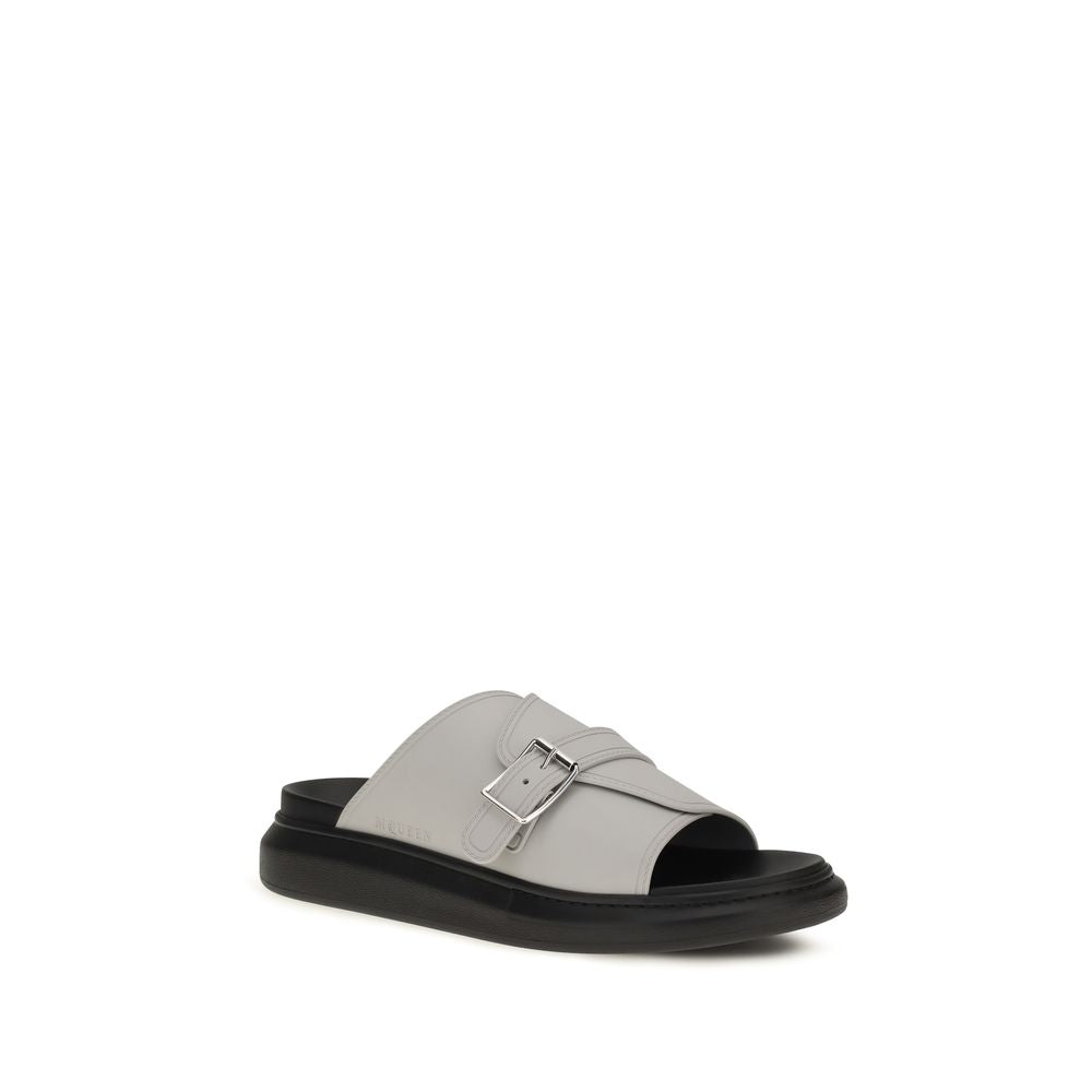 Gray Polyurethane Sandals