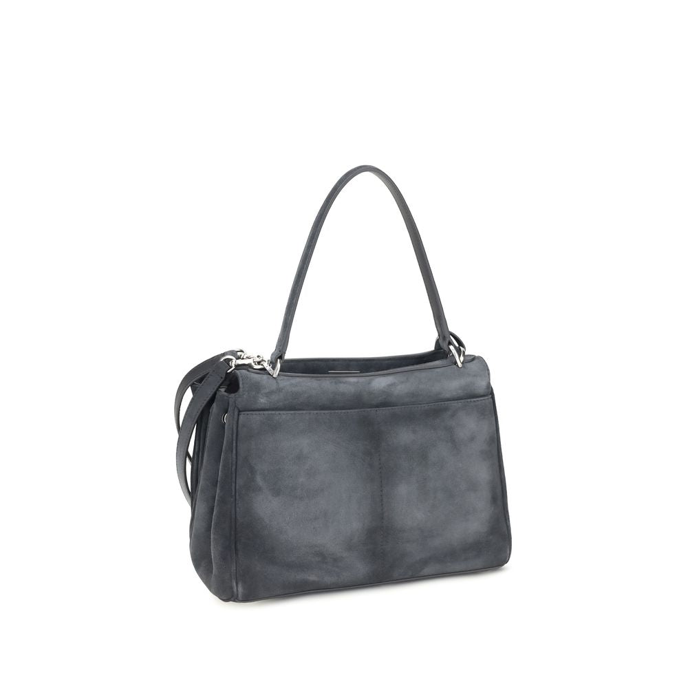 Gray Calf Leather Bos Taurus Shoulder Bag