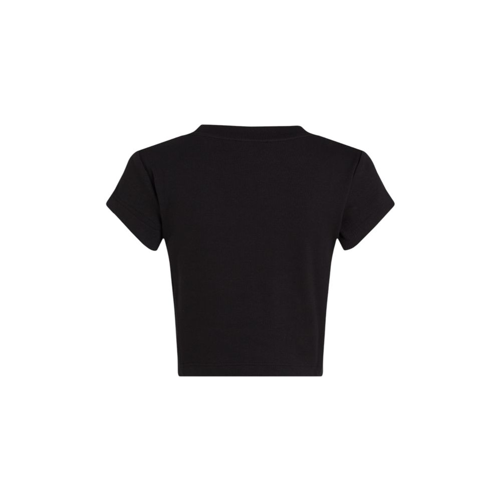Black Cotton T-Shirt