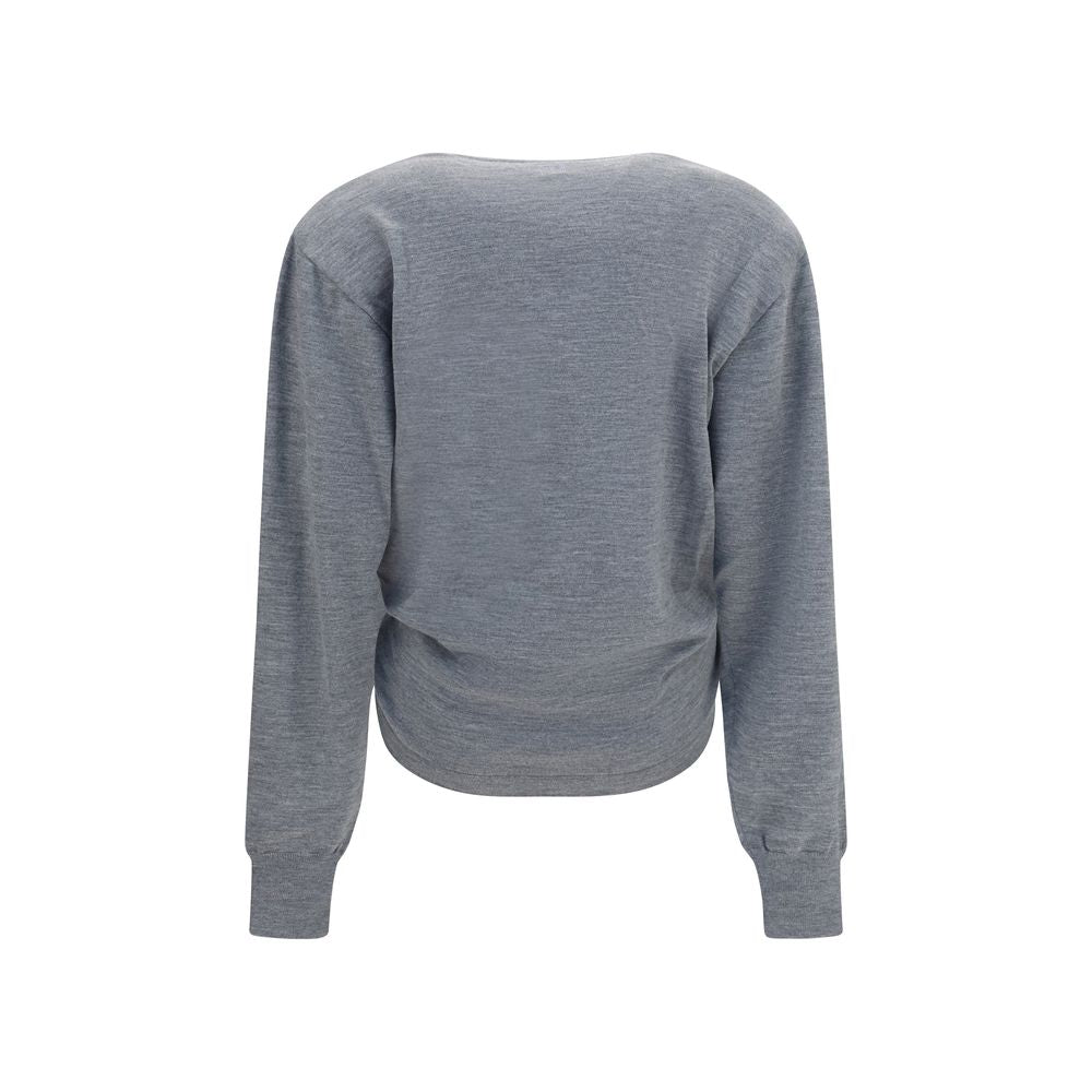 Gray Wool Oves Aries Long Sleeve T-Shirt