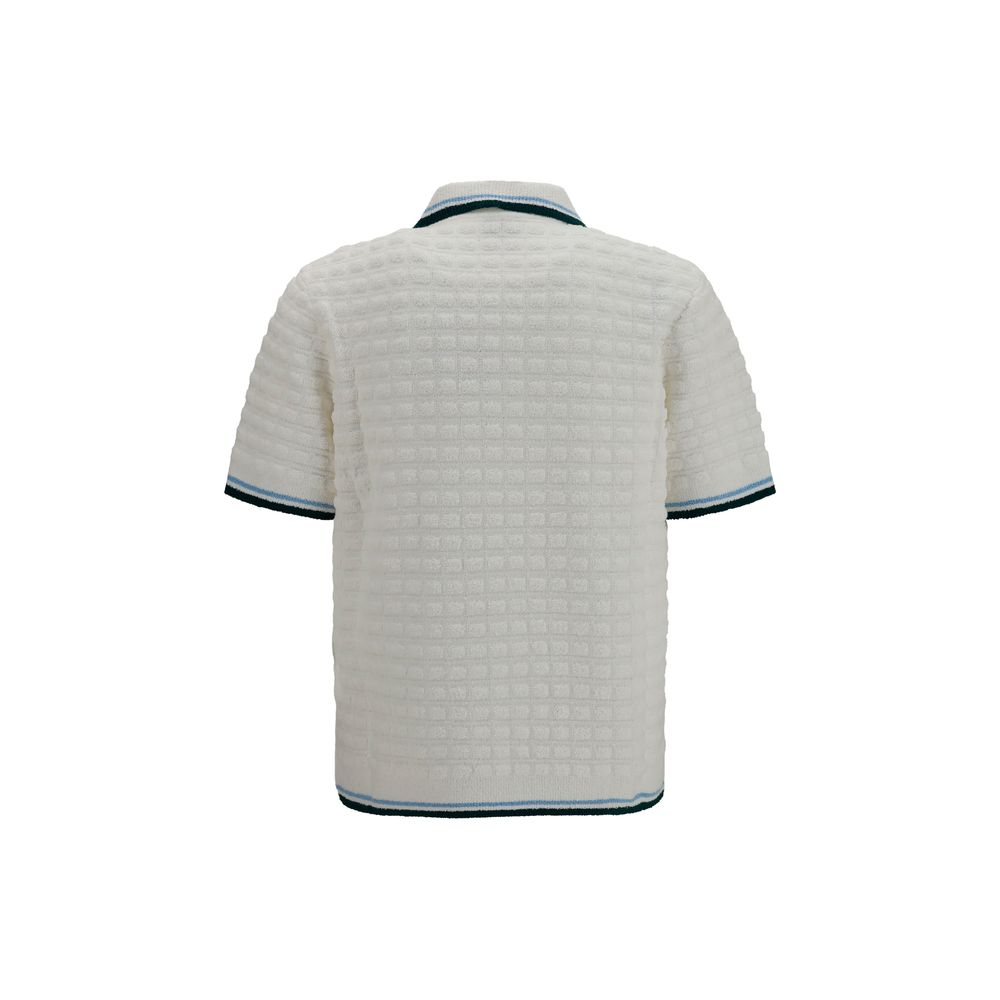 White Cotton Polo Shirt