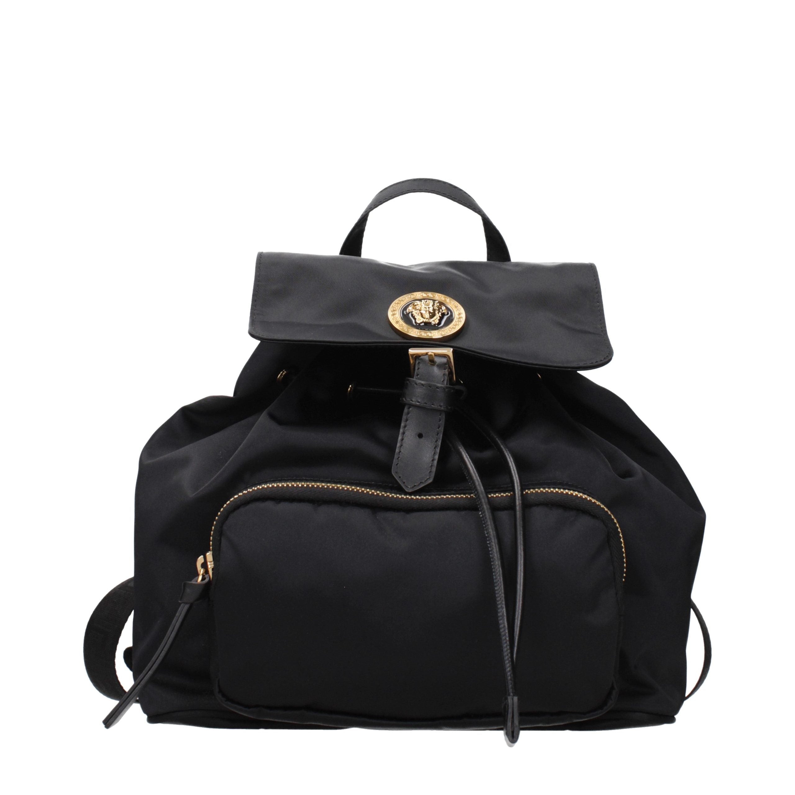 Black Fabric Backpack