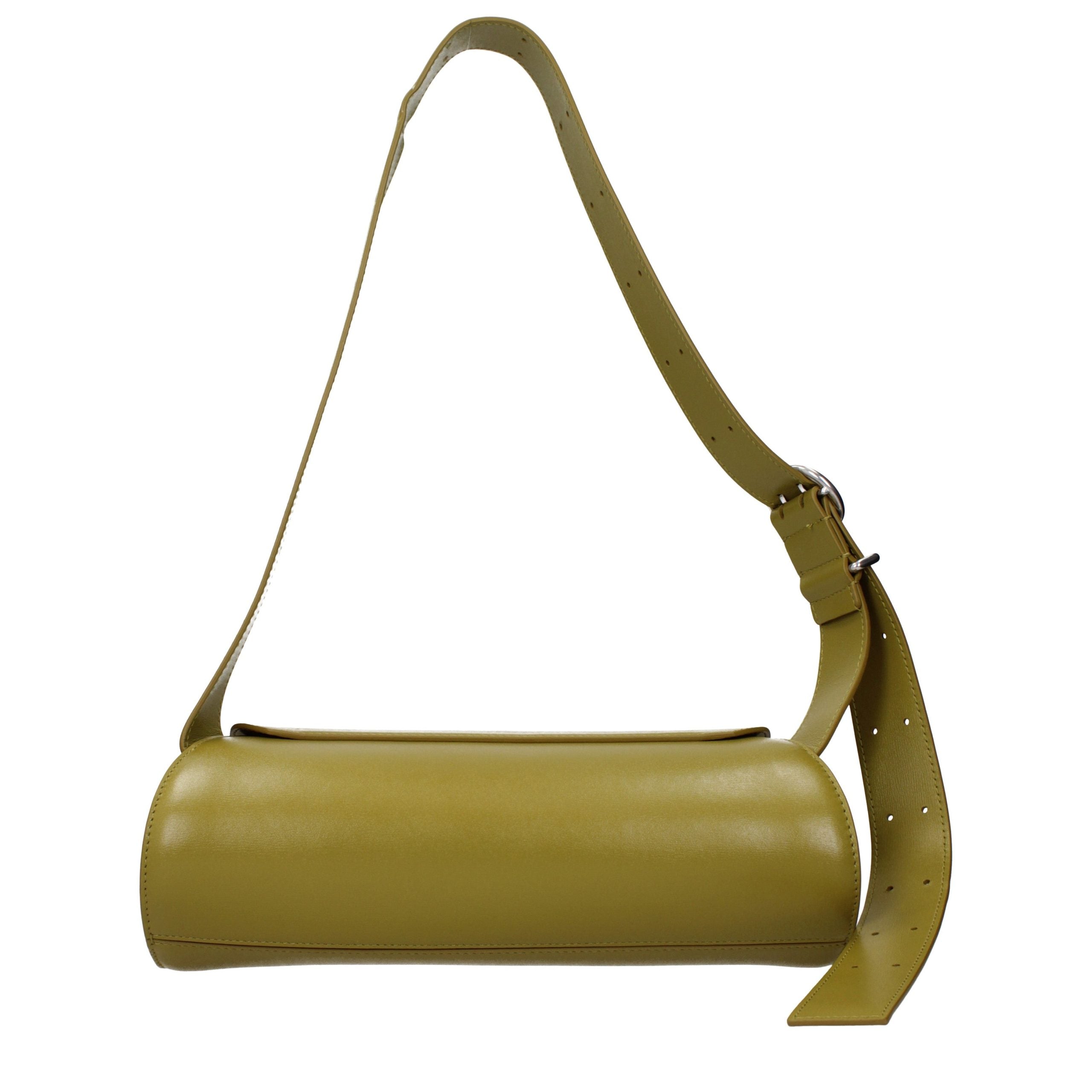 Green Leather Crossbody Bag