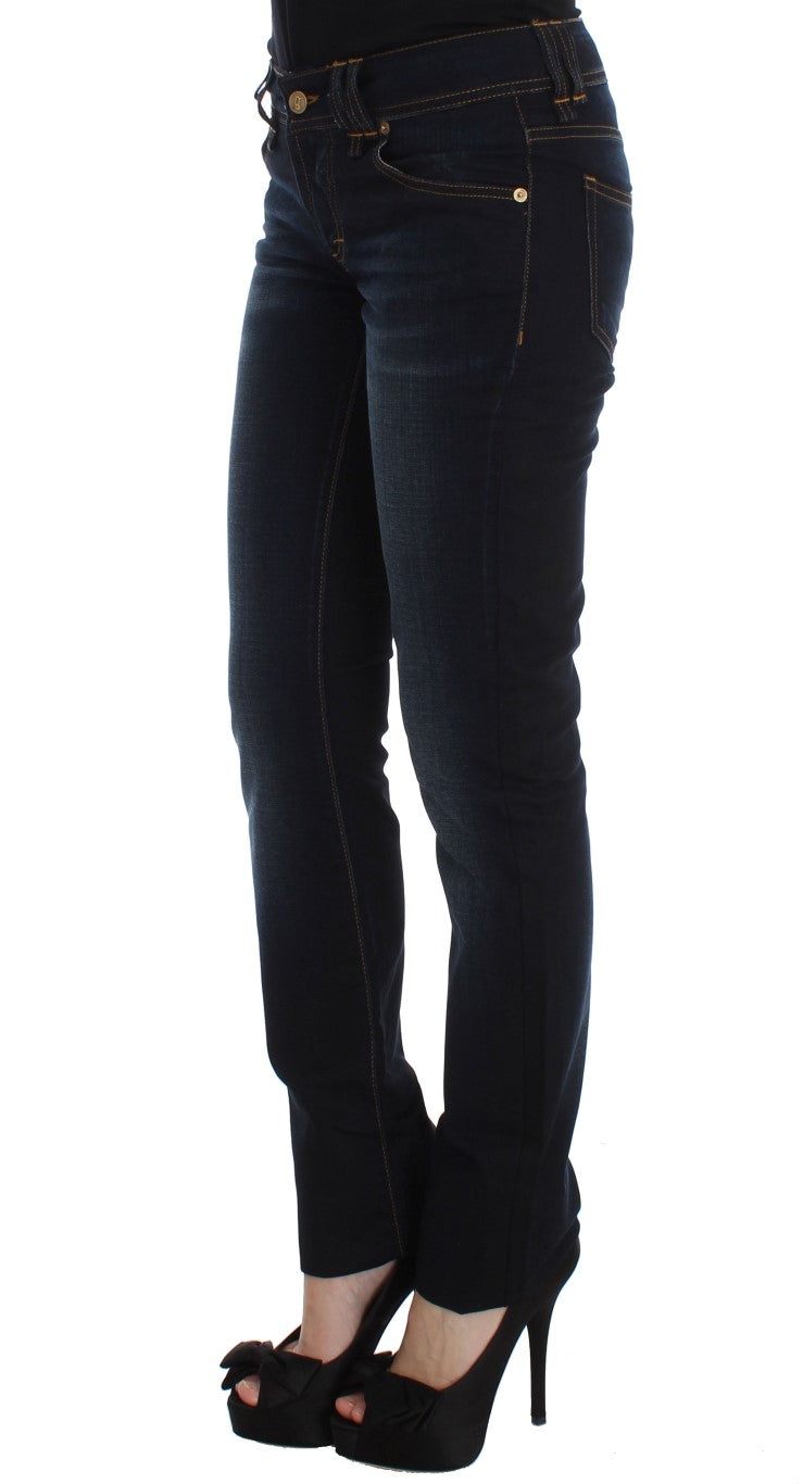 Blugi eleganți John Galliano Slim Fit de designer