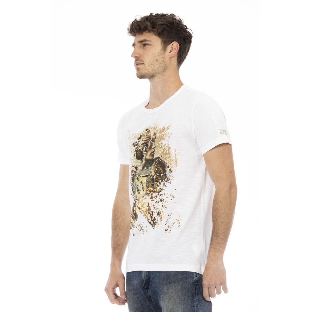 White Cotton Men's T-Shirt