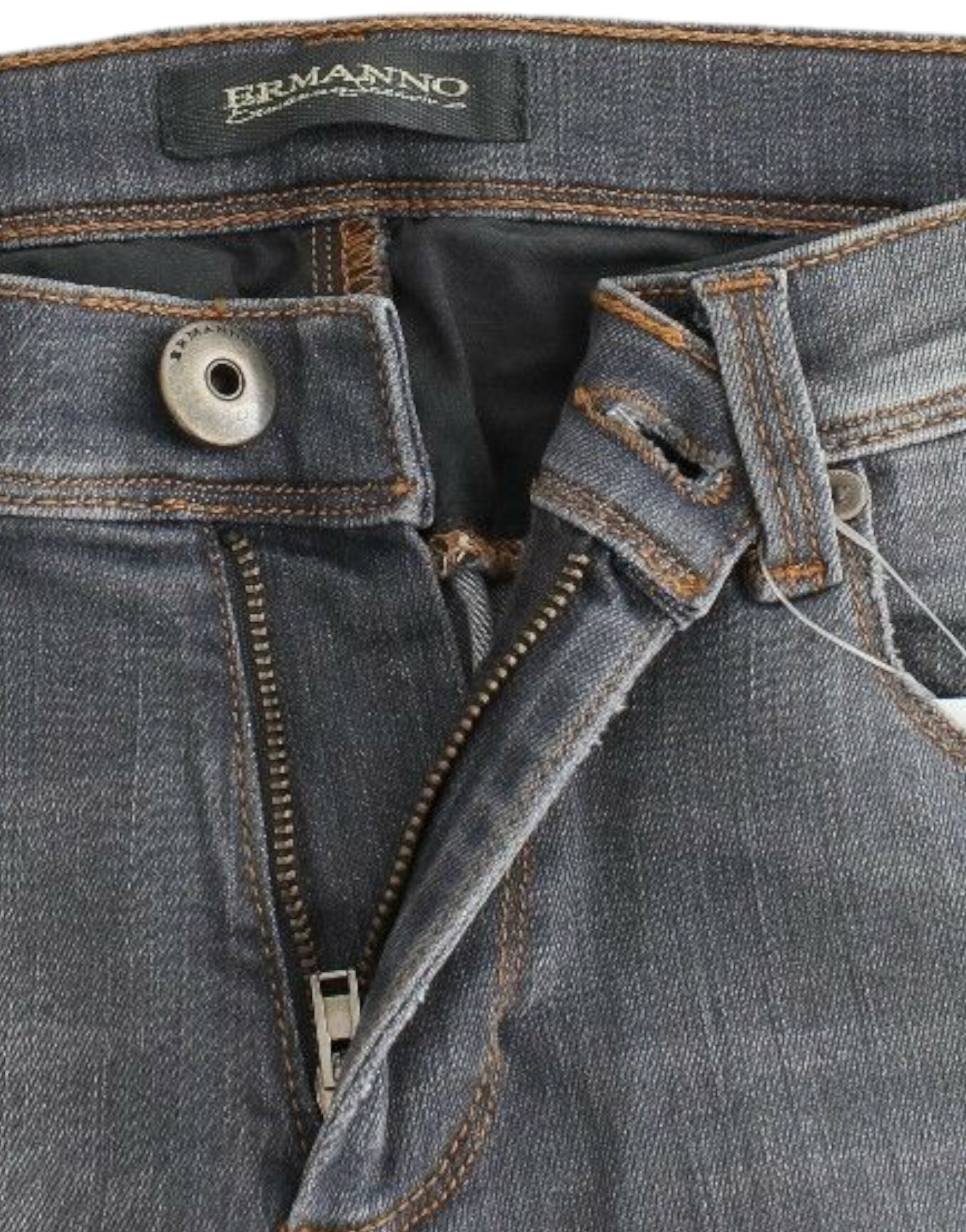 Blugi skinny slim-fit Ermanno Scervino Chic Gri