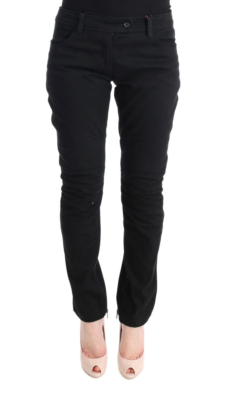 Pantaloni Ermanno Scervino Chic negri slim fit