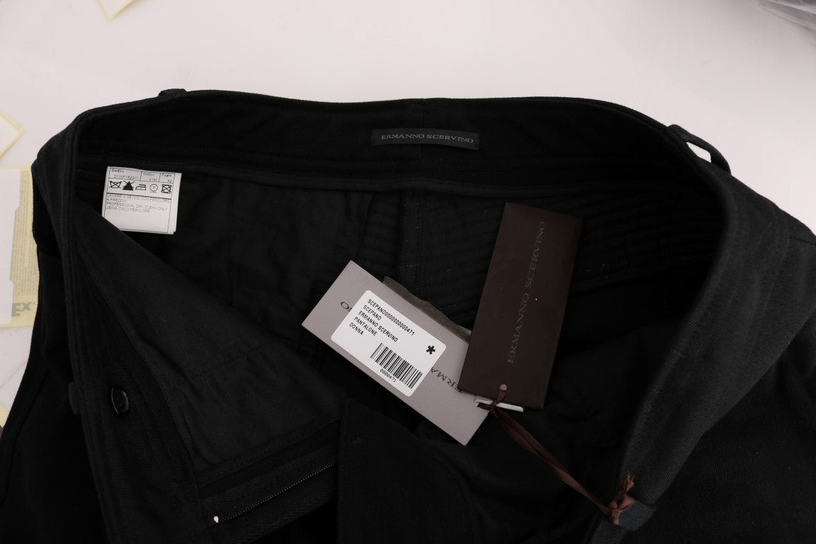 Pantaloni Ermanno Scervino Chic negri slim fit