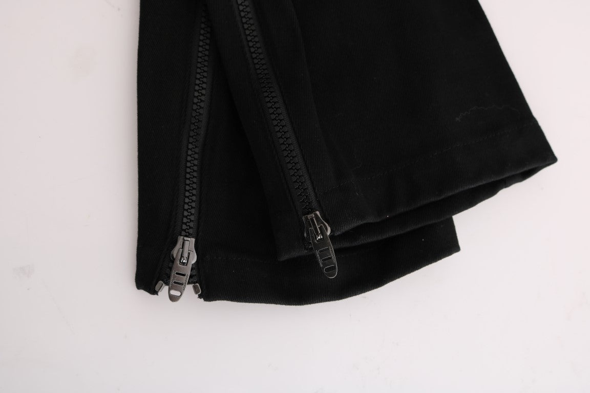 Pantaloni Ermanno Scervino Chic negri slim fit