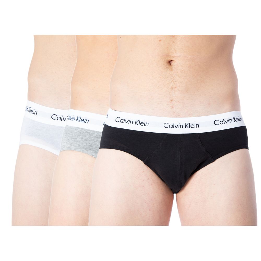 Gray Cotton Briefs