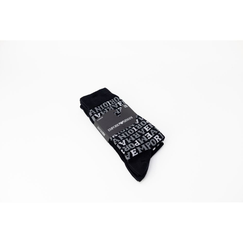 Black Cotton Socks