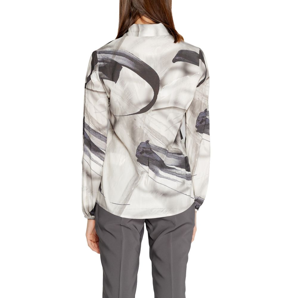 Gray Viscose Blouse