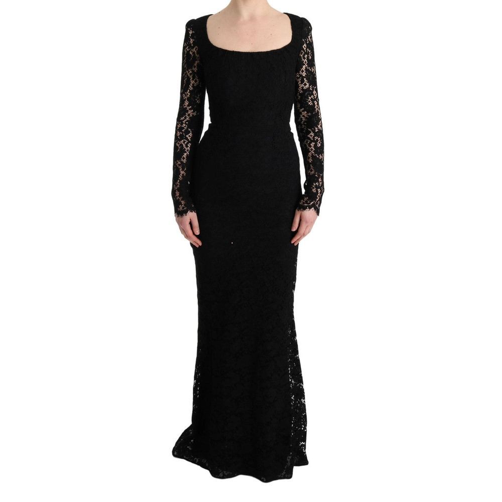 Black Cotton Cocktail Dress