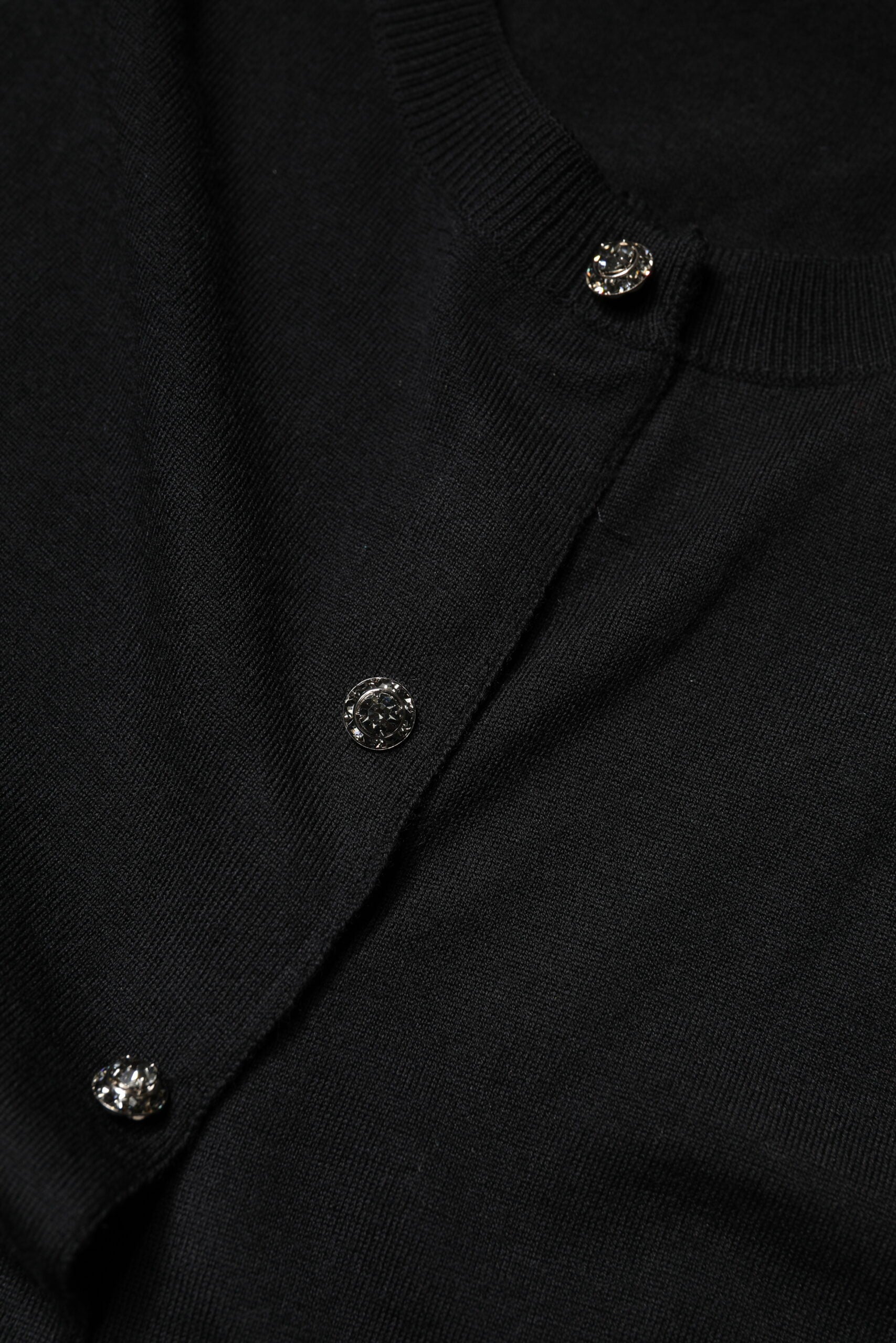 Black Button Down Short Sleeve Blouse Top