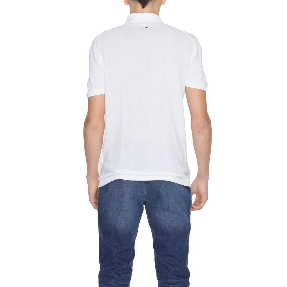 Tricou alb din bumbac US POLO ASSN.