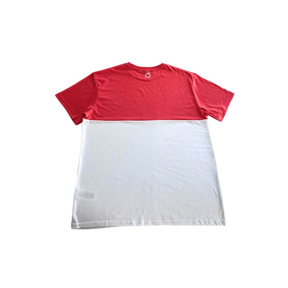 White Polyester Men T-Shirt