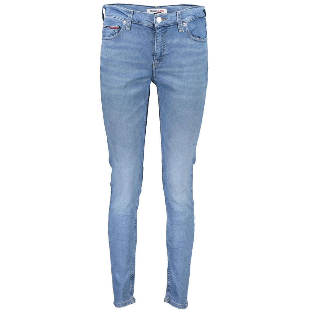 Azzurro Cotton Women's Skinny Jeans