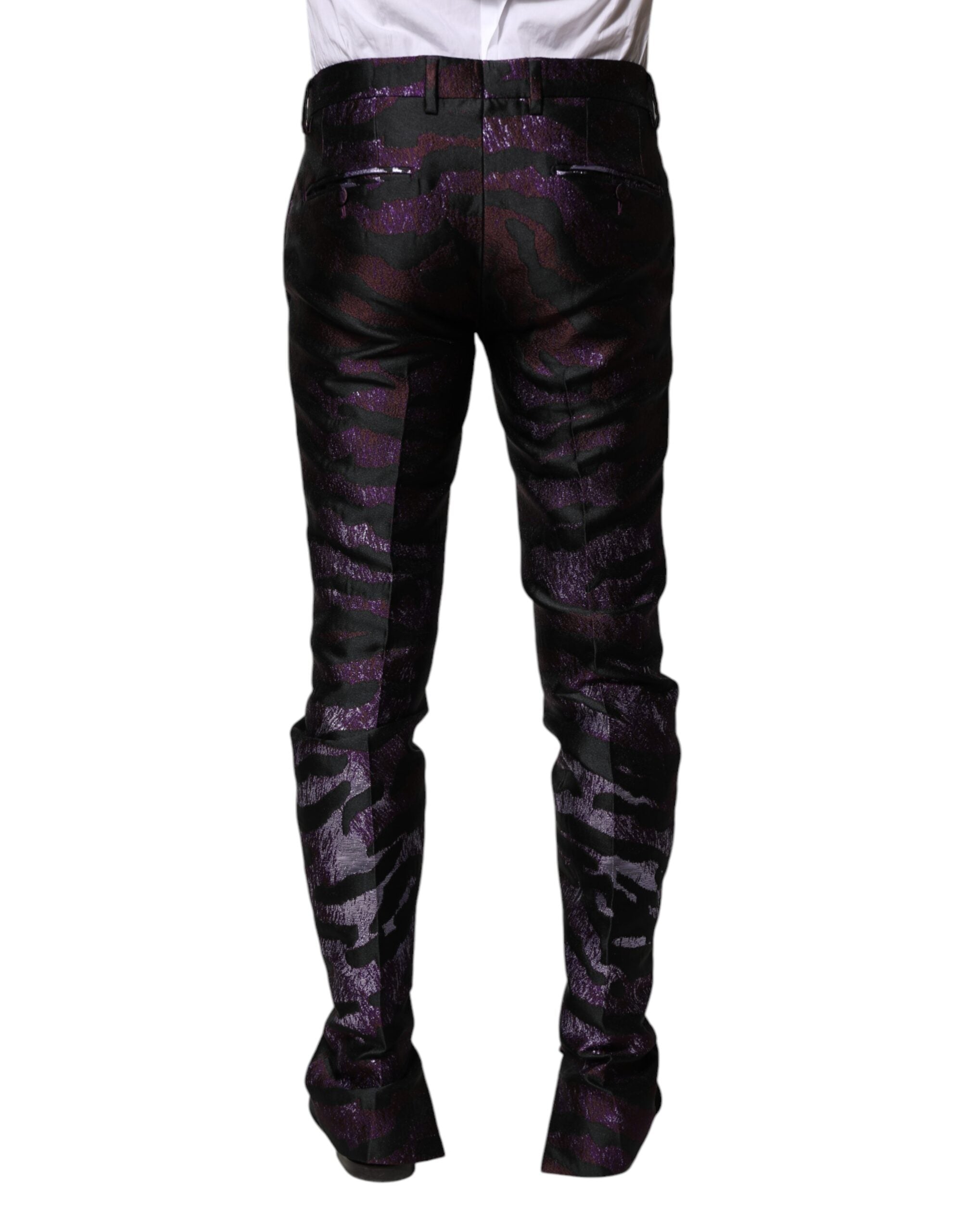 Multicolor Polyester Patterned Pants