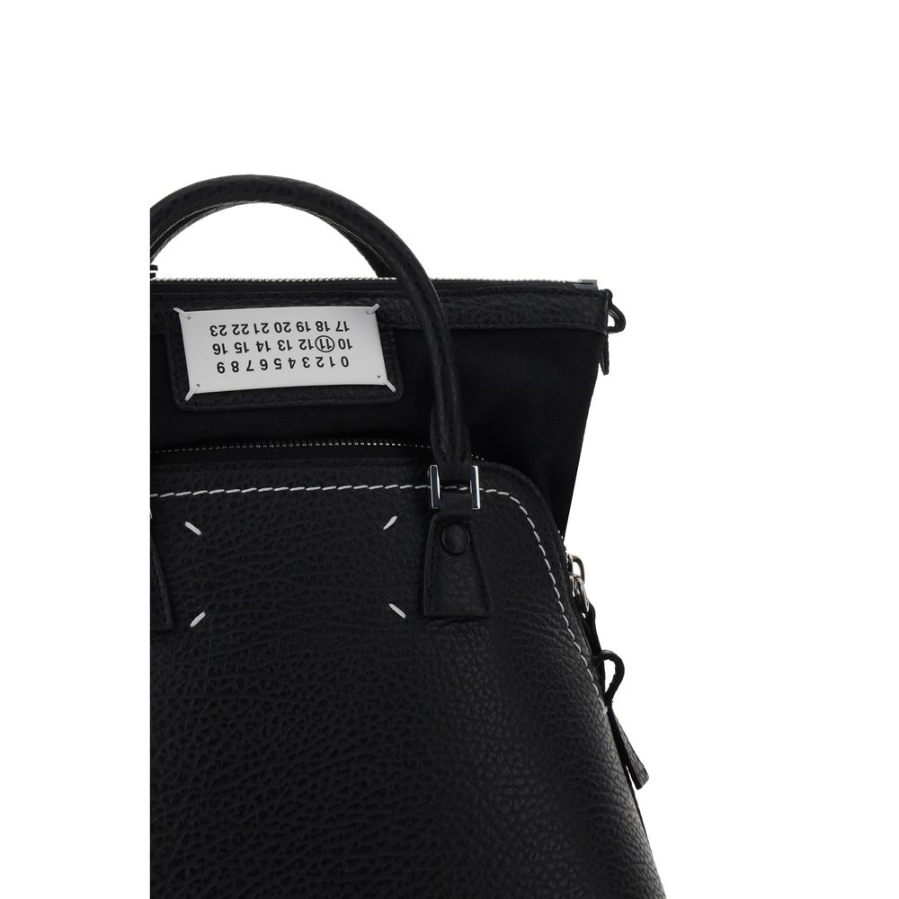 Black Calf Leather Bos Taurus Handbag