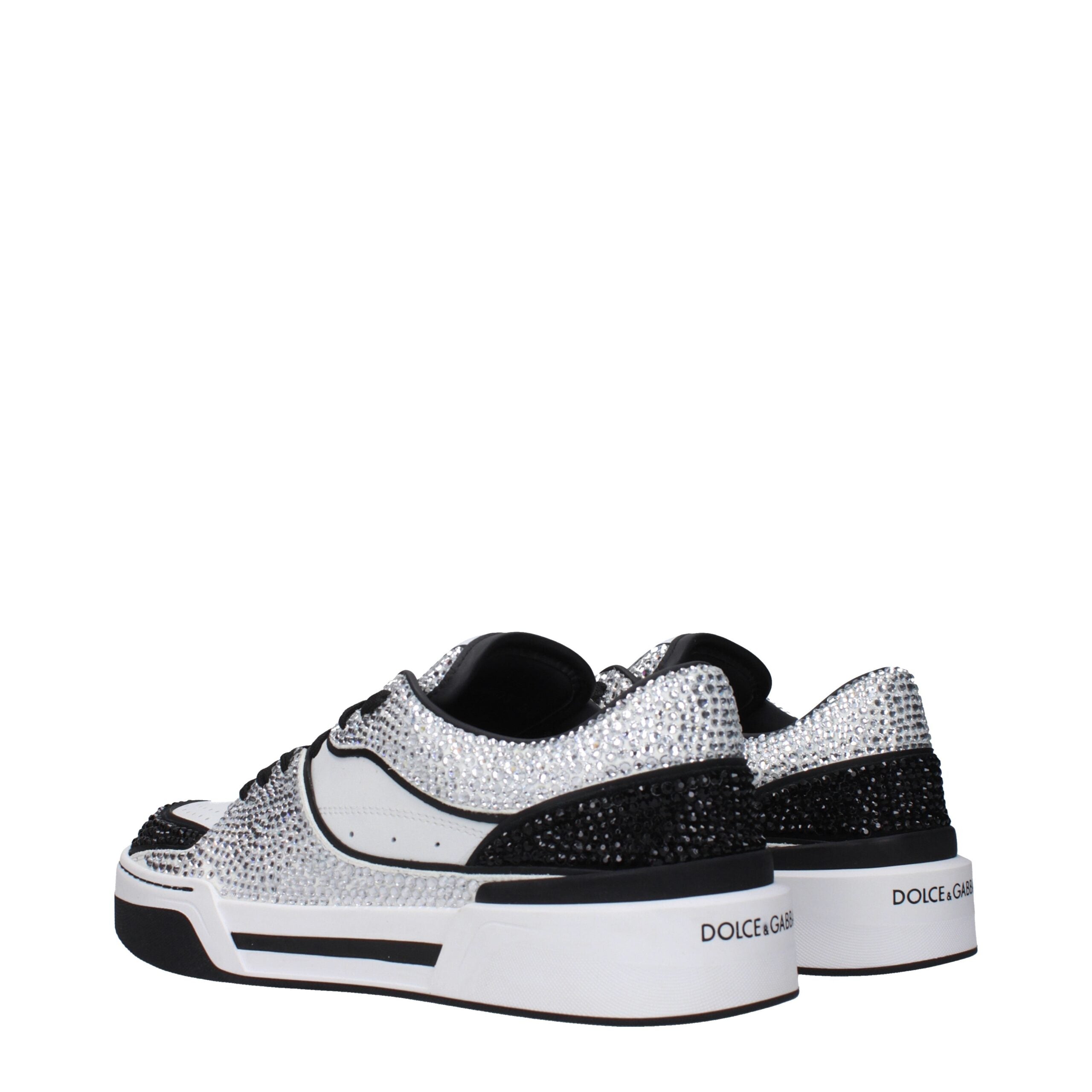 White Leather Low Top Sneakers