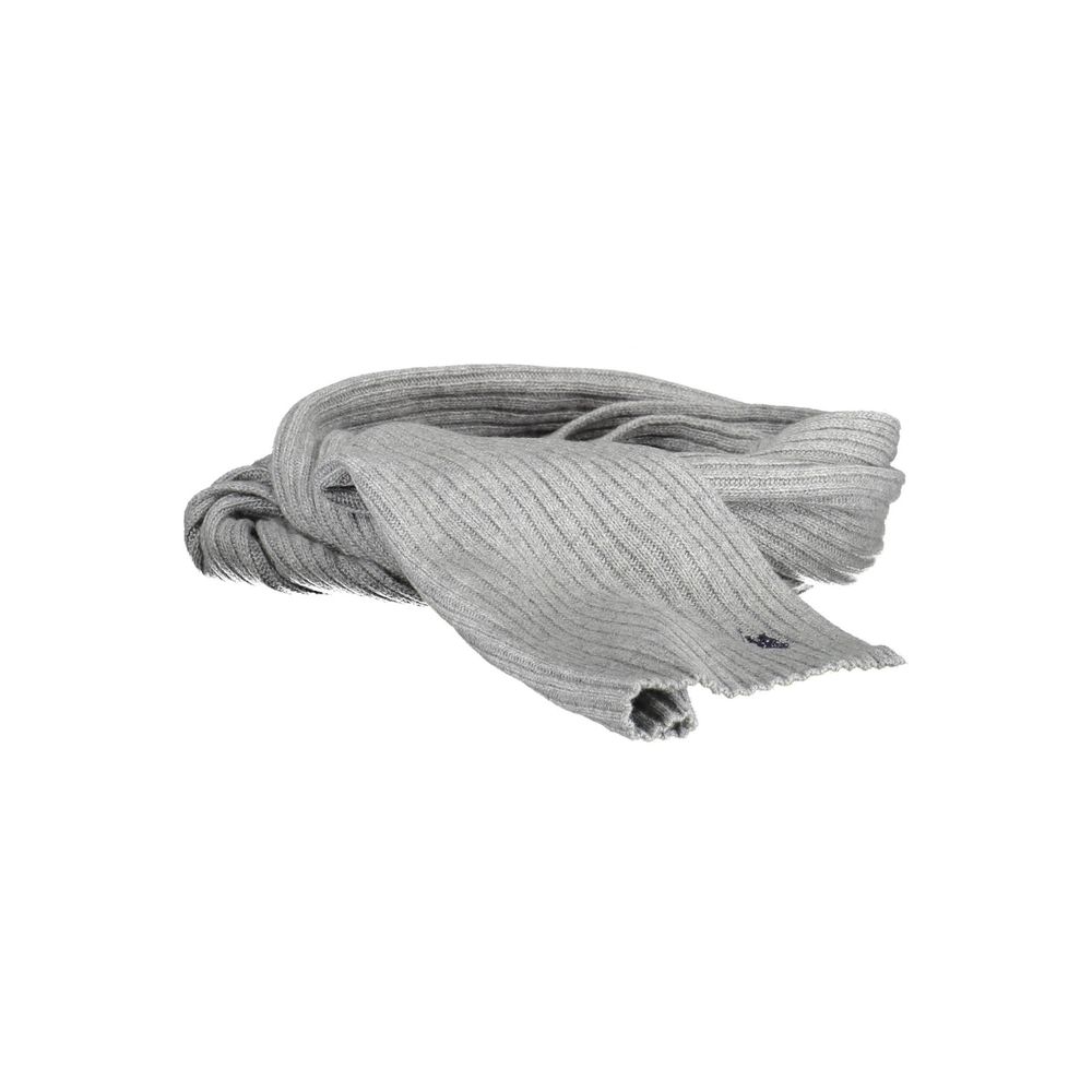 Gray Wool Men's Scarf