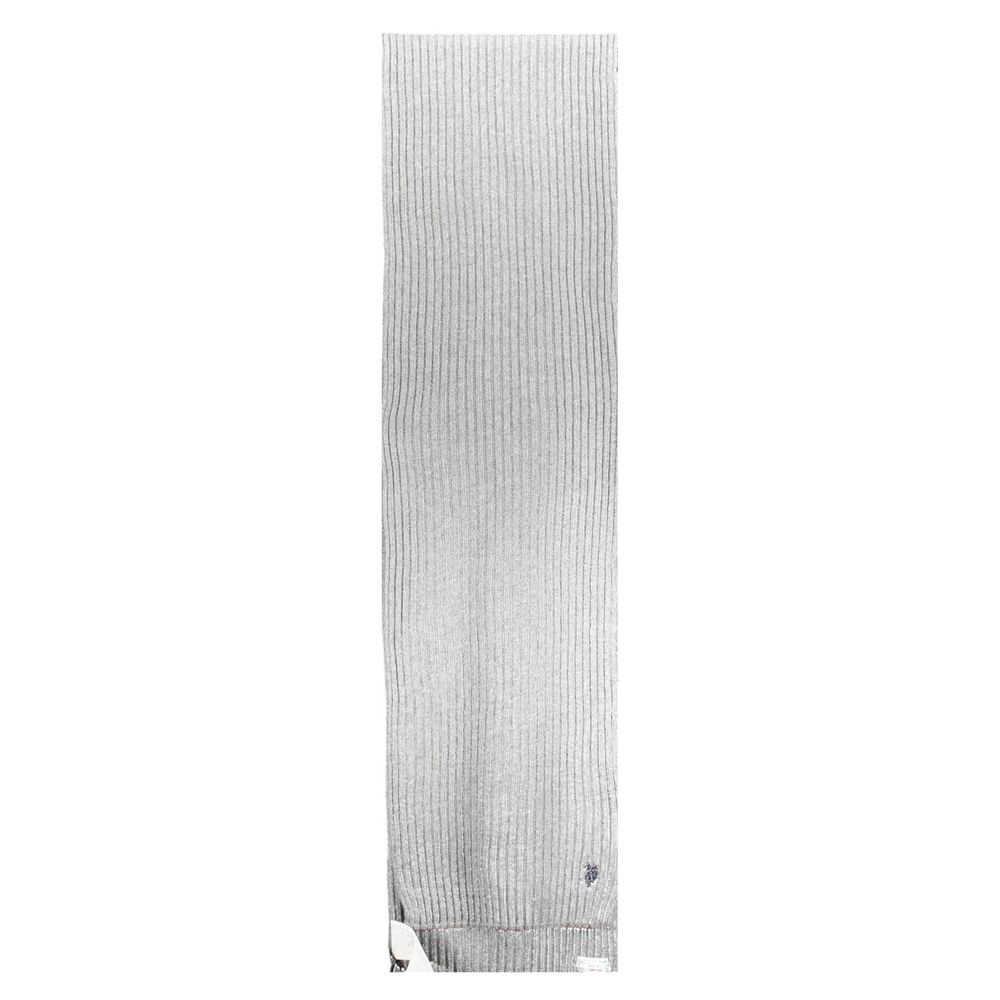 Gray Wool Men's Scarf