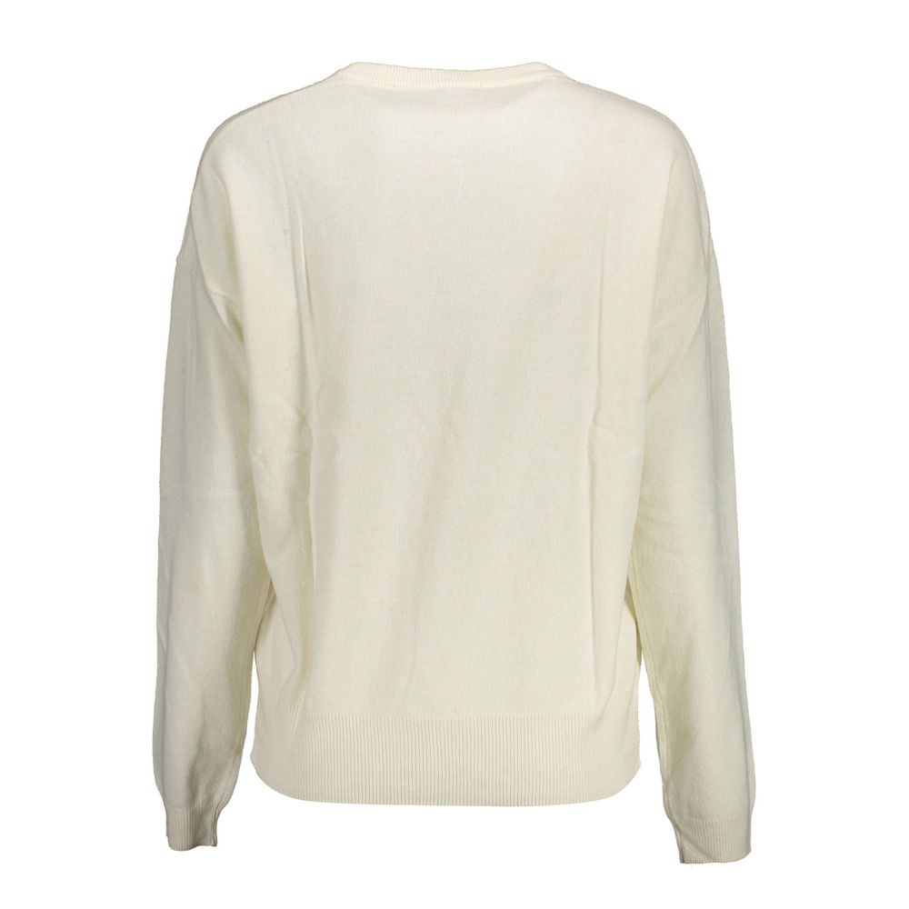White Polyamide Women's Sweater