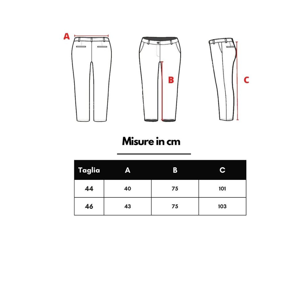 Black Cotton Casual Pants