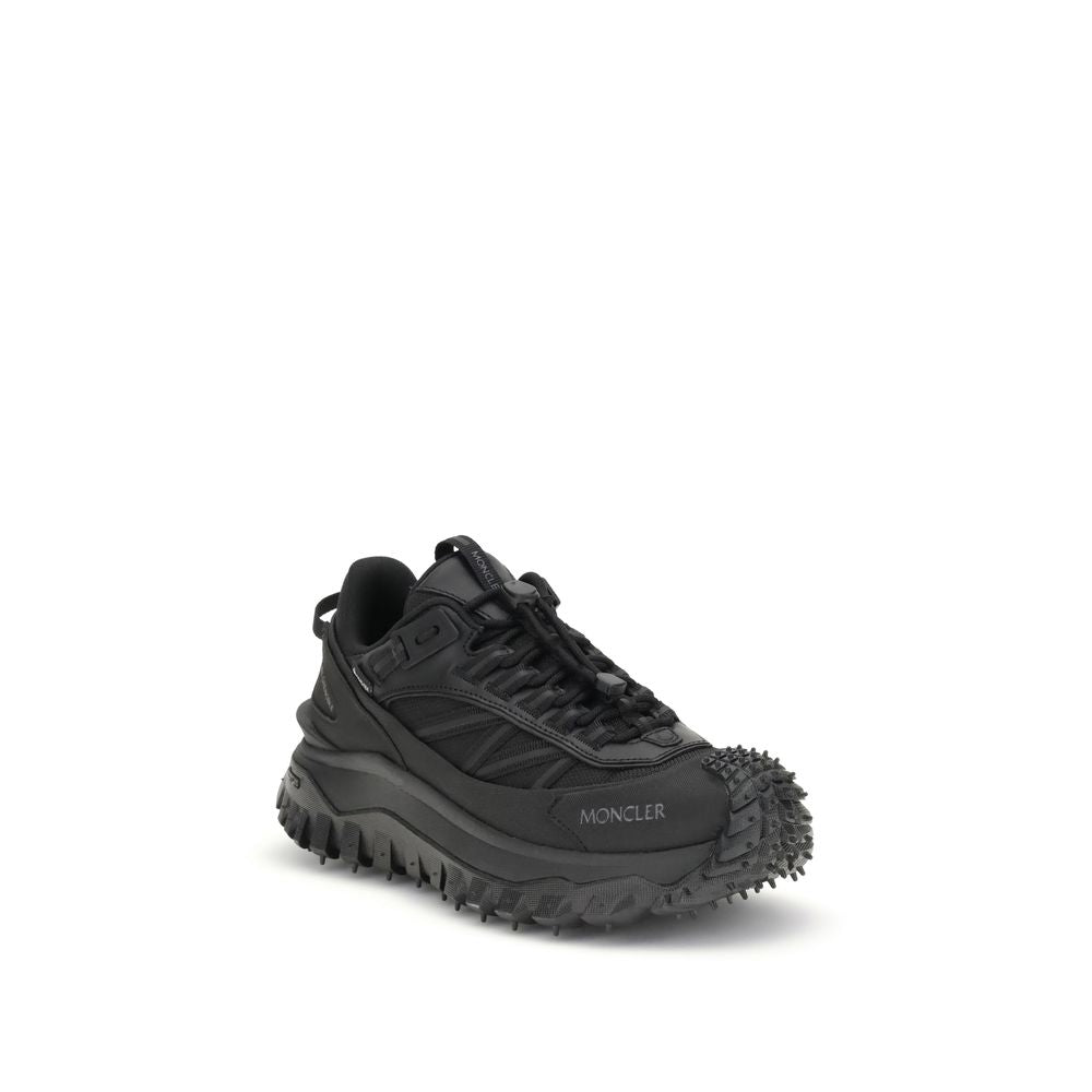 Black Calf Leather Bos Taurus Athletic Sneakers