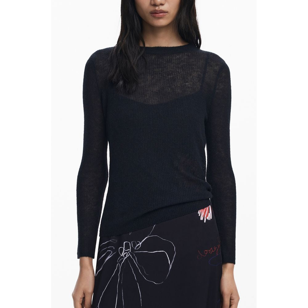 Black Polyester Women's Dress