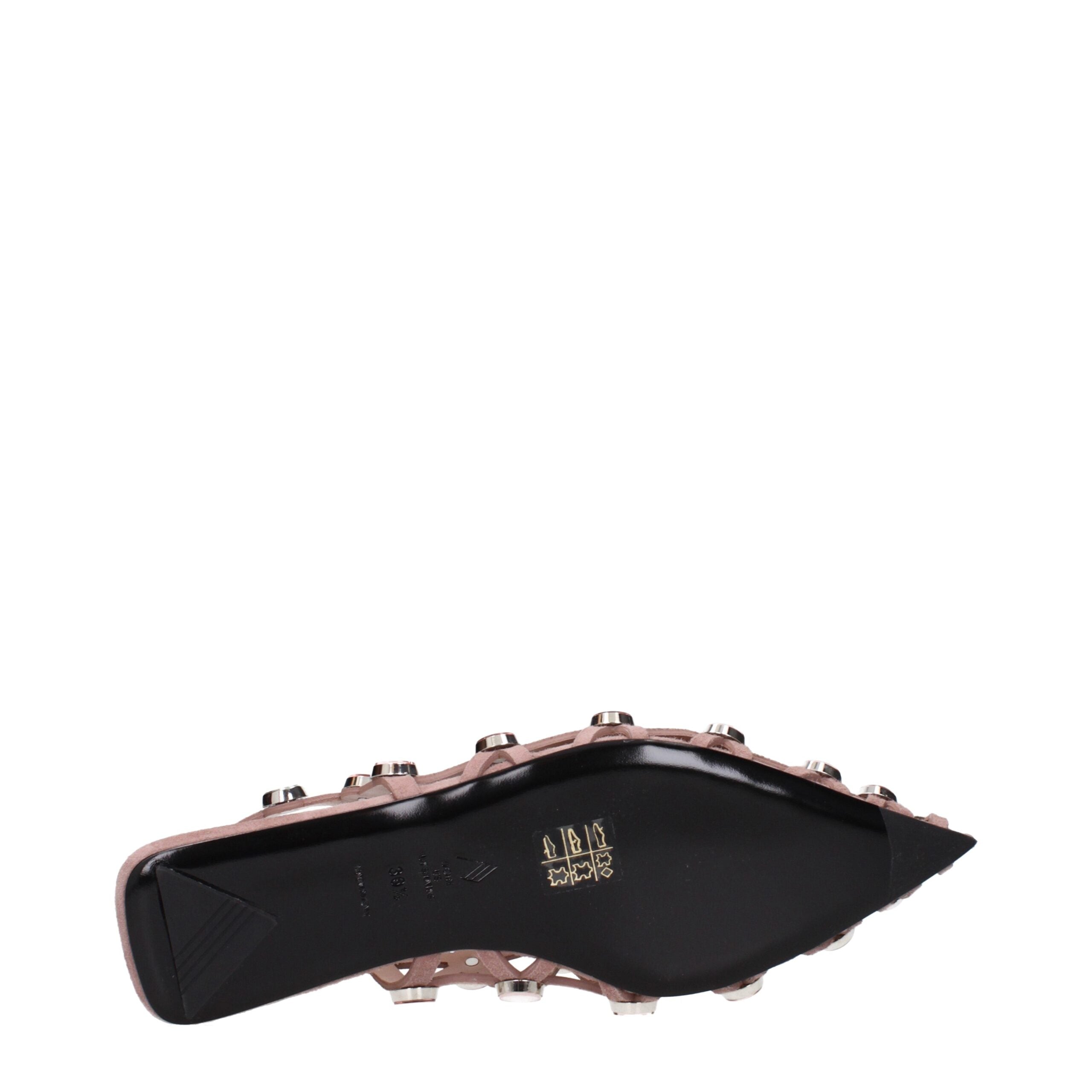 Pink Leather Ballet Flats