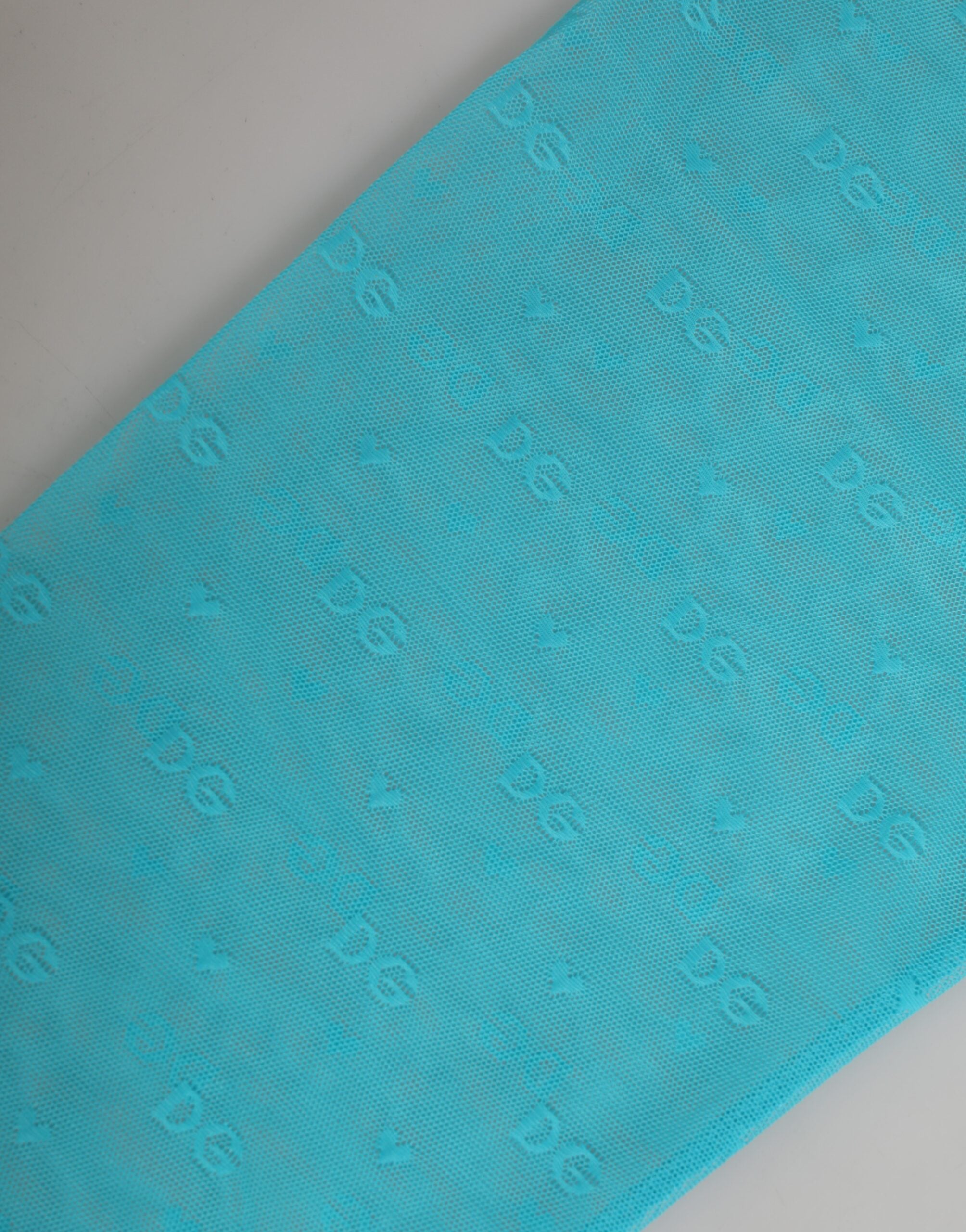 Light Blue Logo Lace Tight Midi Trouser Underwear