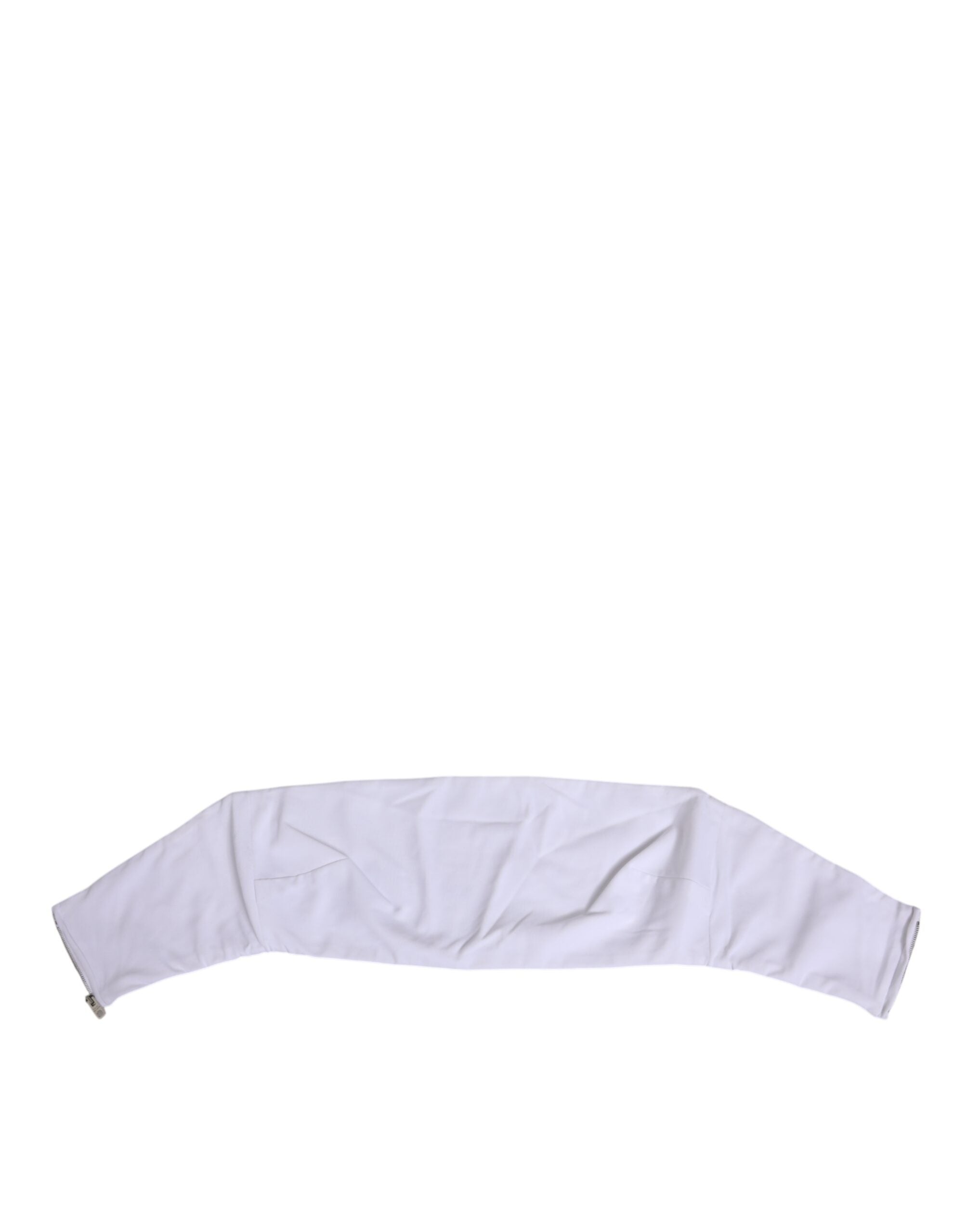 White Nylon Strapless Corset Top Underwear