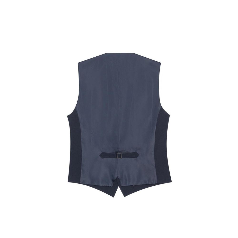 Blue Polyester Suit