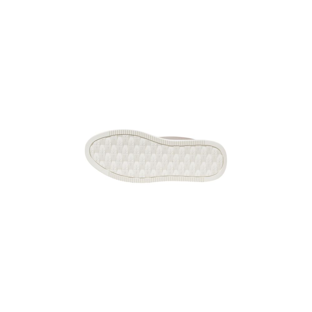 Beige Recycled Cotton Platform Sneakers