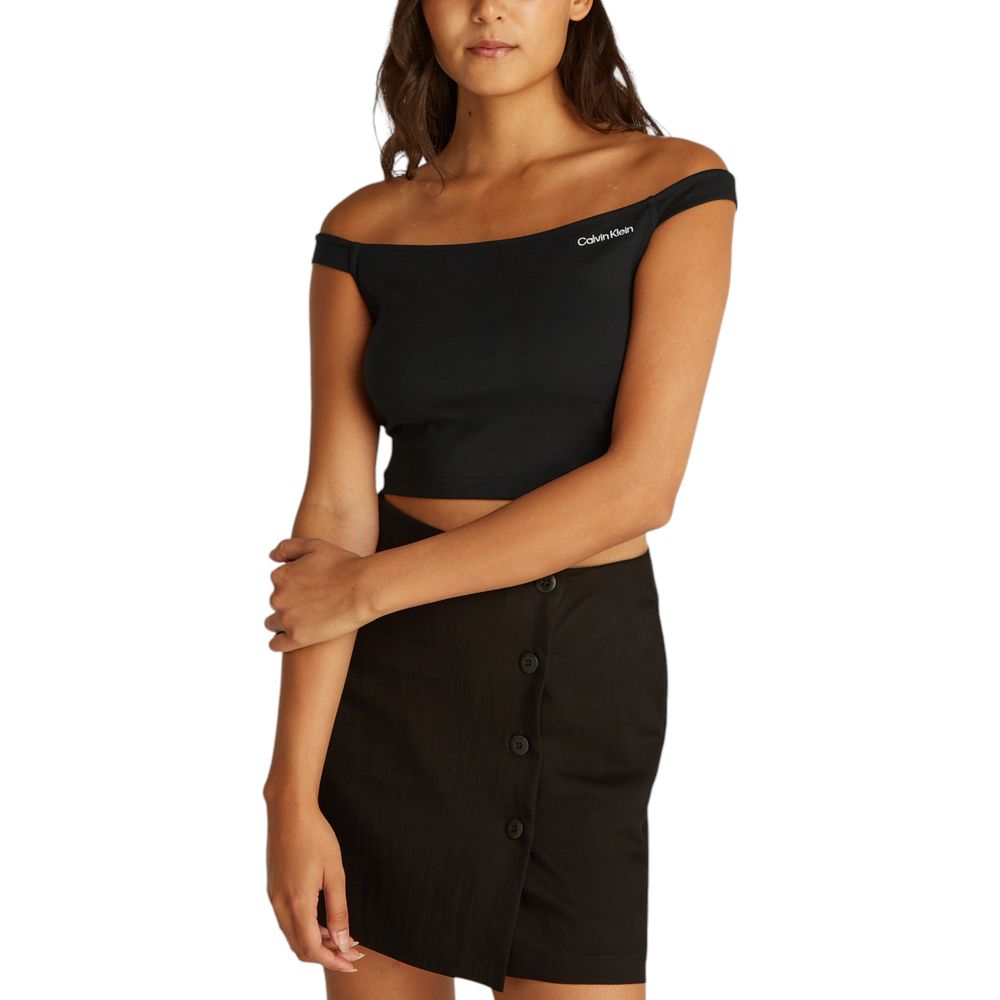 Black Viscose Top