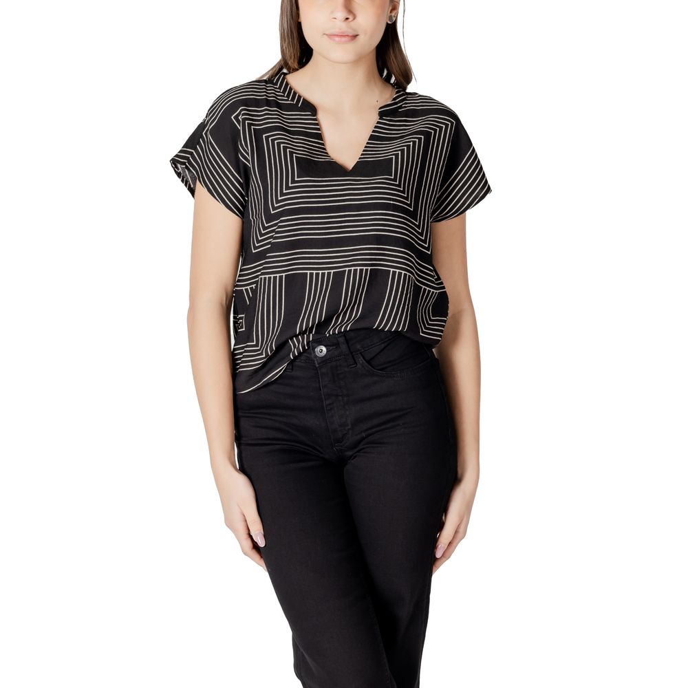Black Viscose Sportswear