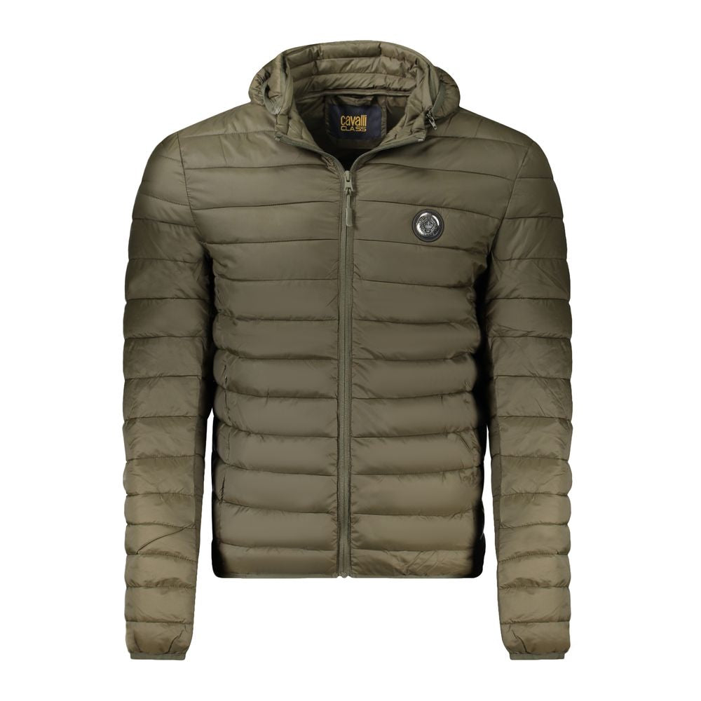Green Polyester Light Jacket