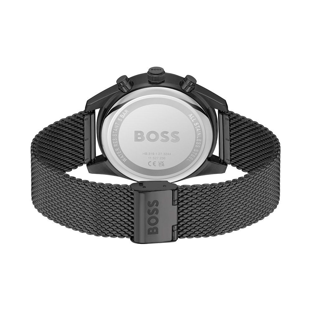 Black Stainless Steel Dress Watch