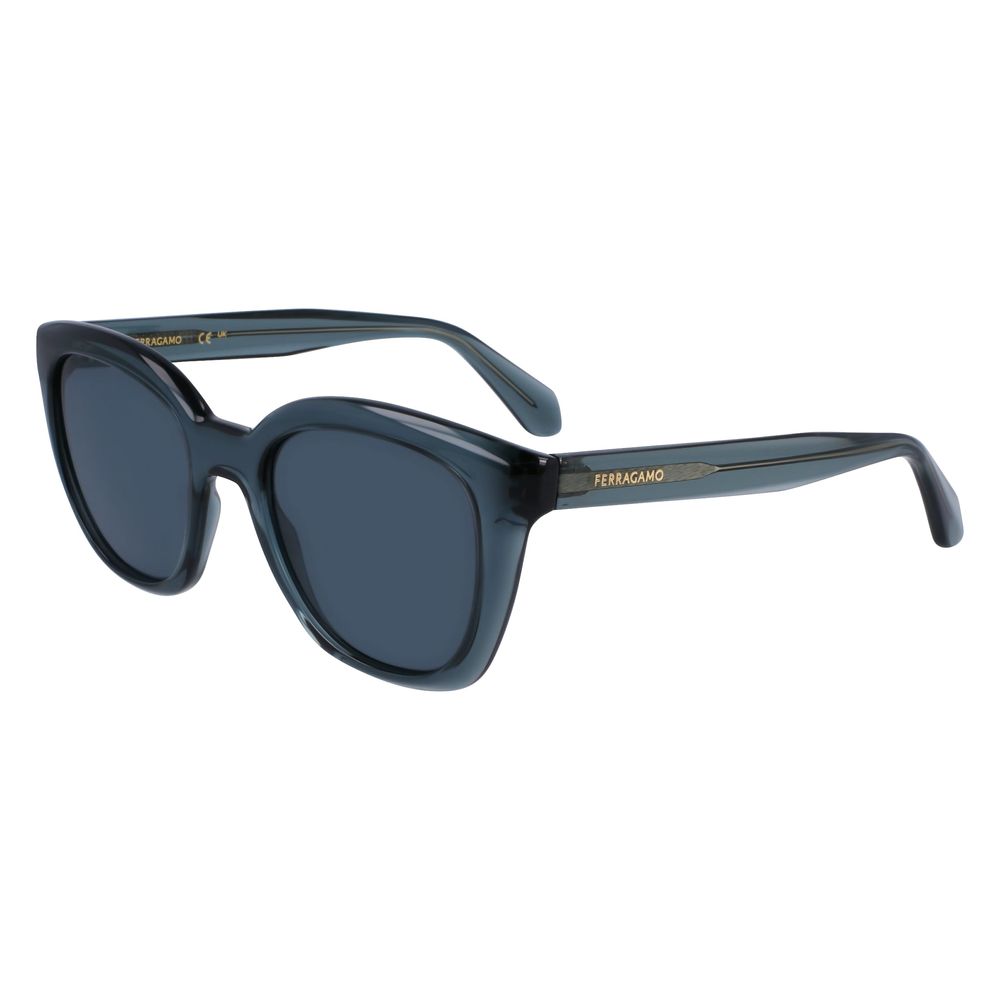 Blue Injected Sunglasses