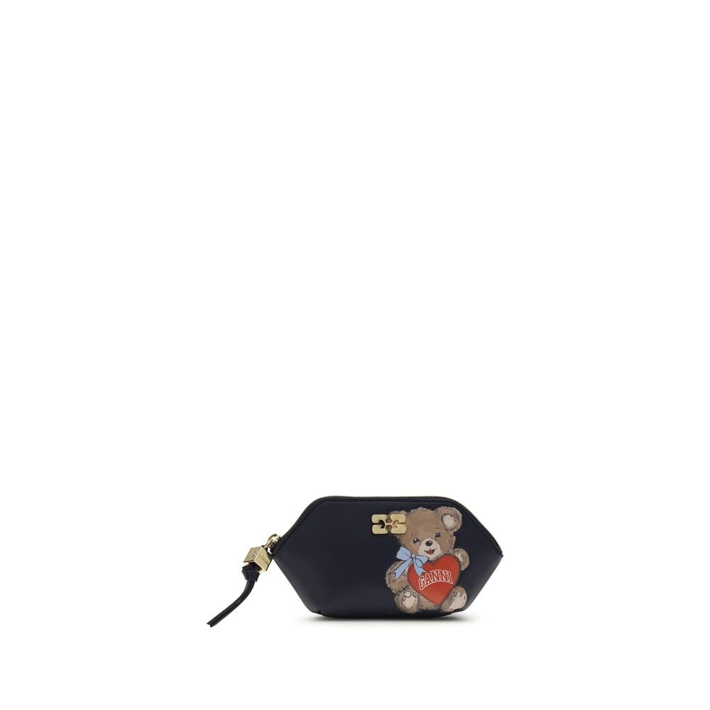 Black Recycled Leather Wallet