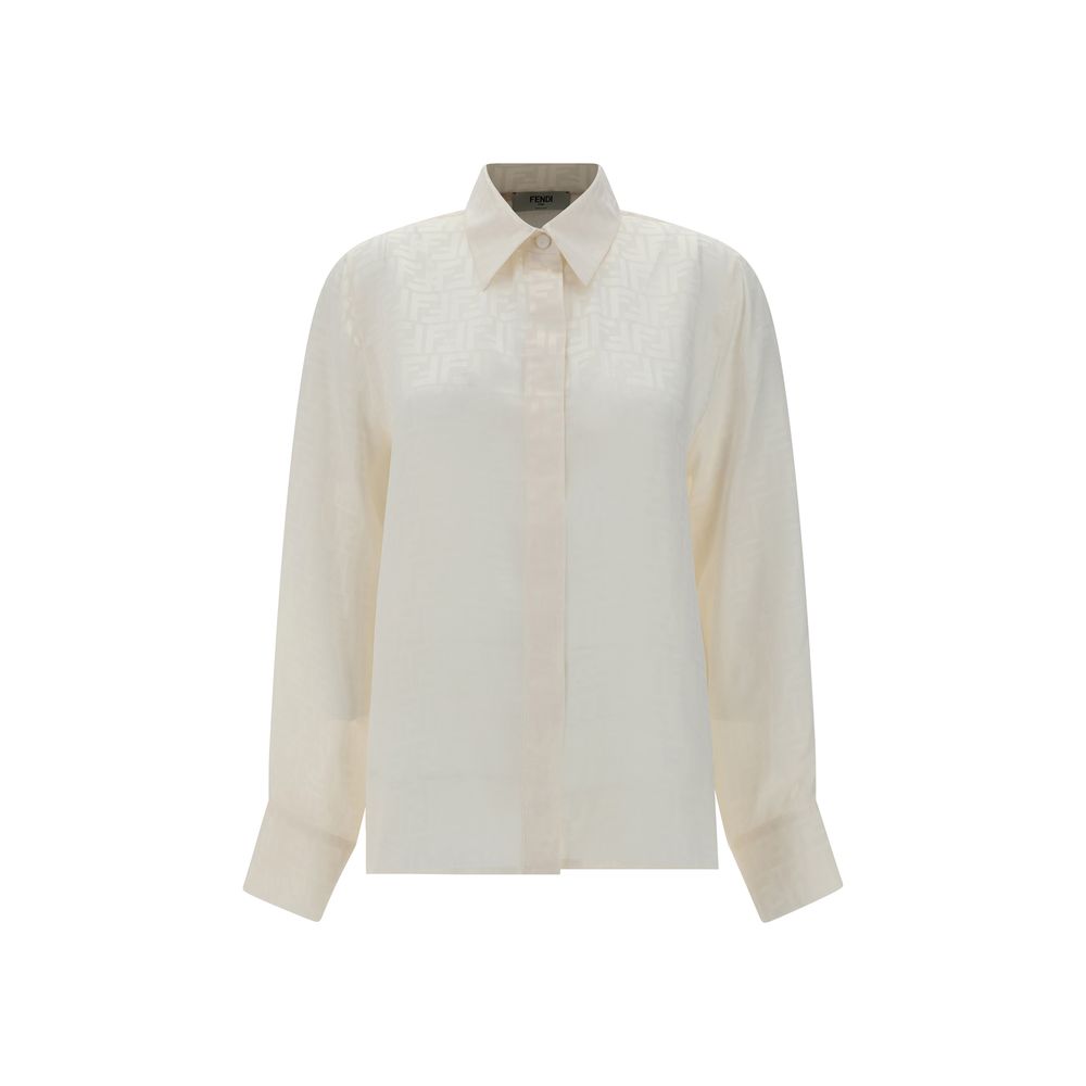 White Silk Shirt