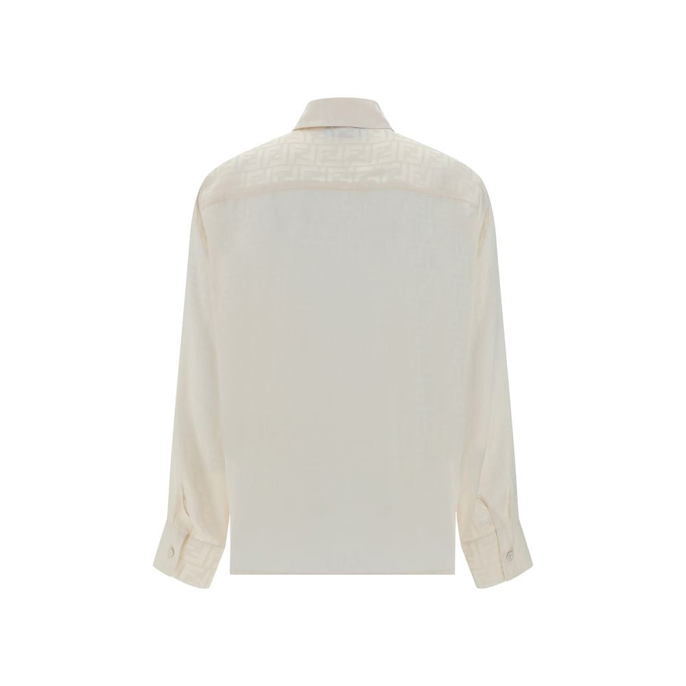 White Silk Shirt
