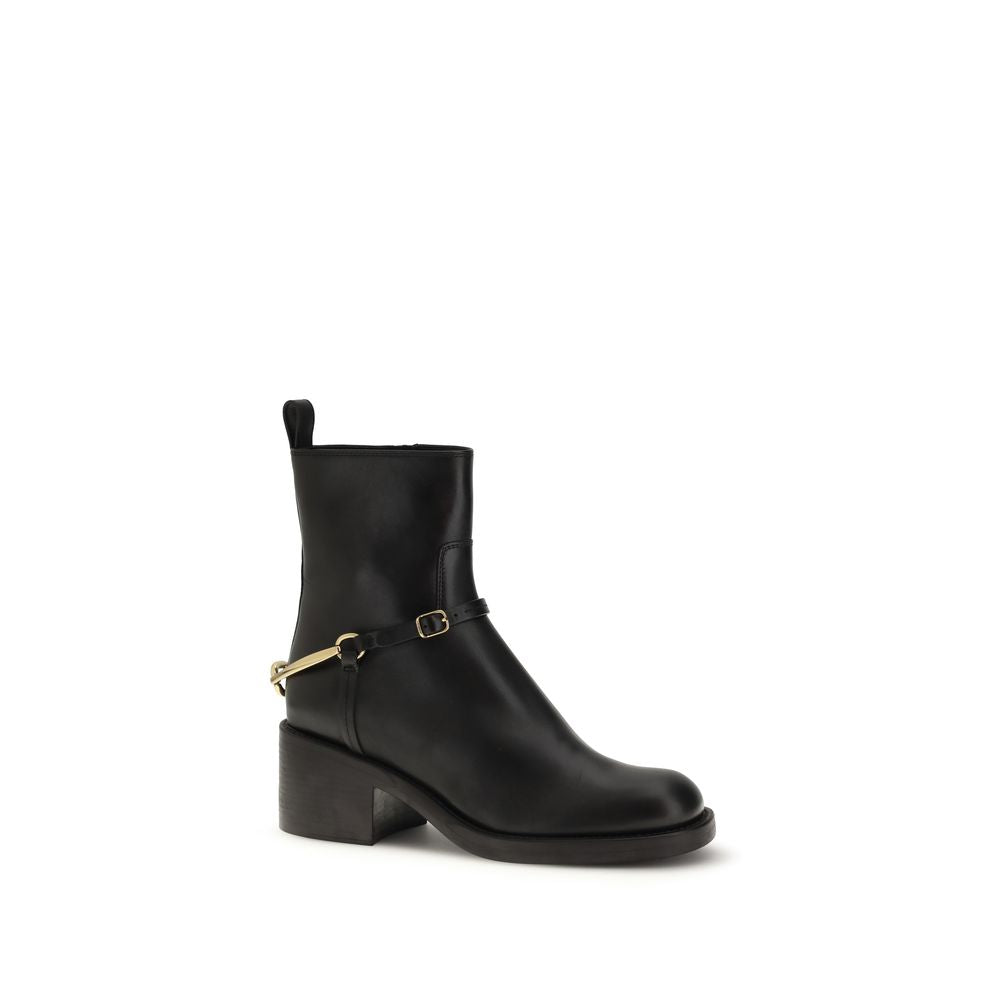 Black Lamb Ovis Aries Aries Ankle Boots