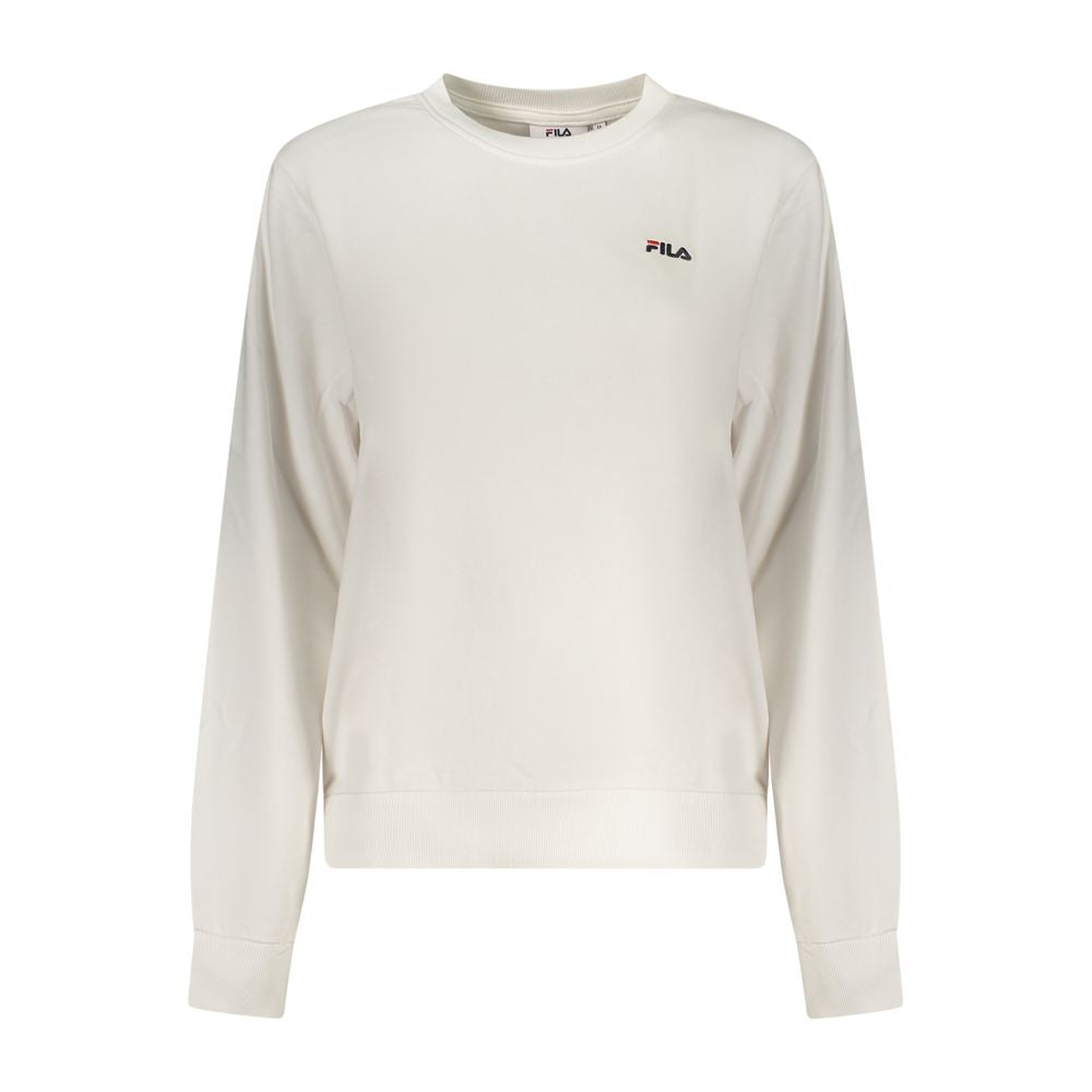 White Cotton Women's Sweatshirt
